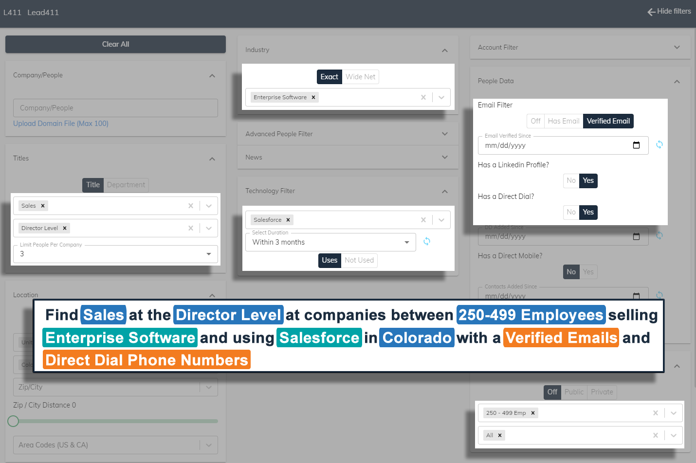 Lead411 Lead Prospecting
